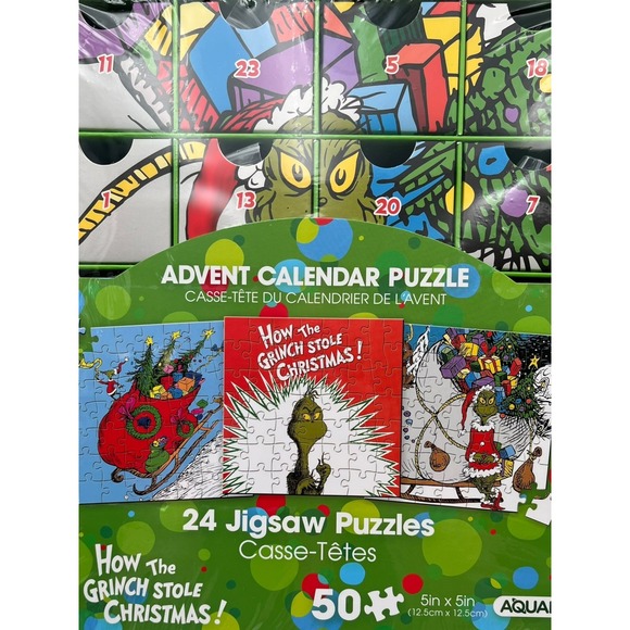 The Grinch Other - How The Grinch Stole Christmas Advent Calendar Puzzle Factory Sealed